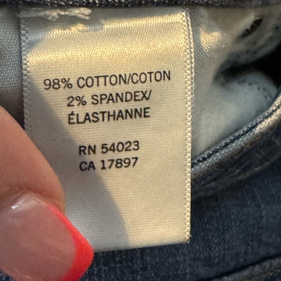 Banana Republic Blue Ankle Cropped Jeans with Selvedge Cuffs - Picture 10 of 10